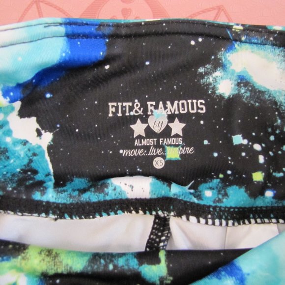 Fit & Famous Galaxy Leggings XS - Picture 3 of 3